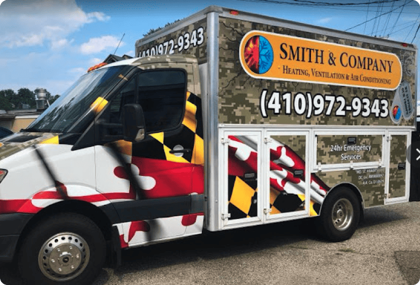 Smith & Company HVAC Van