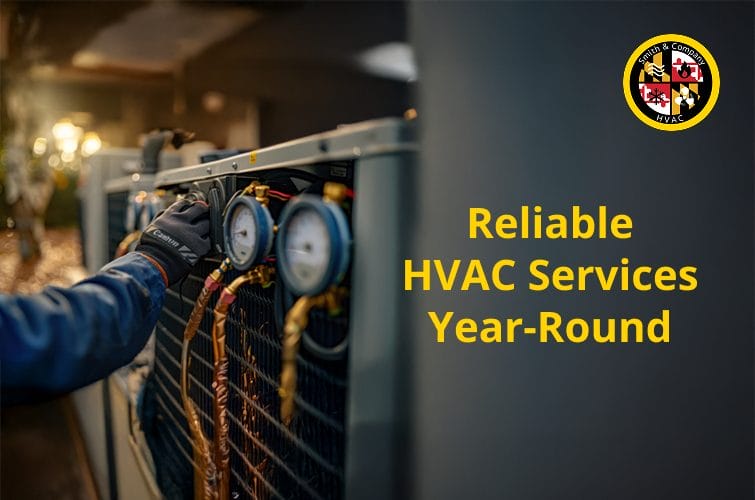 Reliable heating and cooling services in Maryland and D.C. with Smith & Company HVAC.