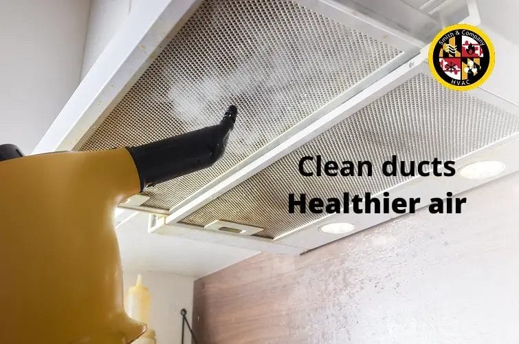 Smith & Company HVAC improves indoor air quality with professional duct cleaning services.