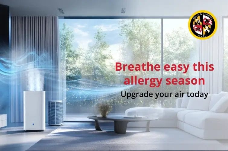 Smith & Company HVAC improving indoor air quality with HVAC upgrades during allergy season